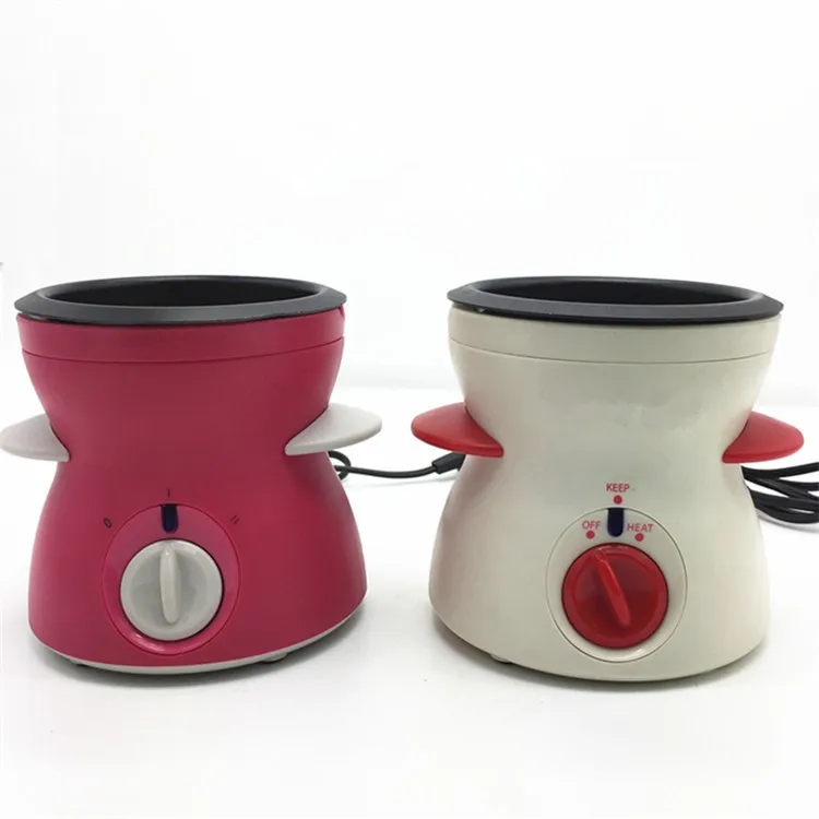 Chocolate Fondue Pot for Melting Chocolate 350ML Capacity CE RoHS ETL Approved Chocolate Cheese Melting Pot