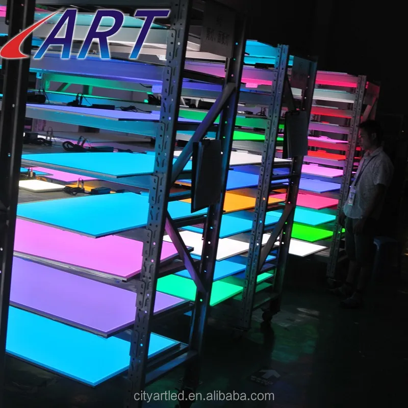 36w square Color Changing Led Drop Ceiling Lights 2x2 Panel Light 5 Years Warranty RGB LED Panel Light