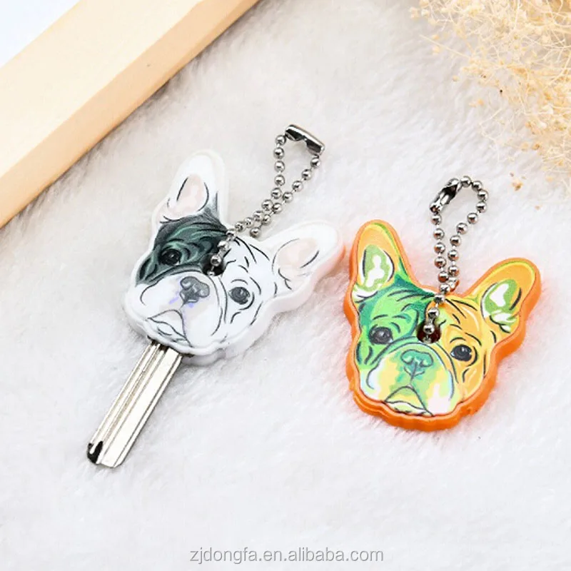 French Bulldog Key Chain Pvc Dog Key Chain Pendant Cute Pet