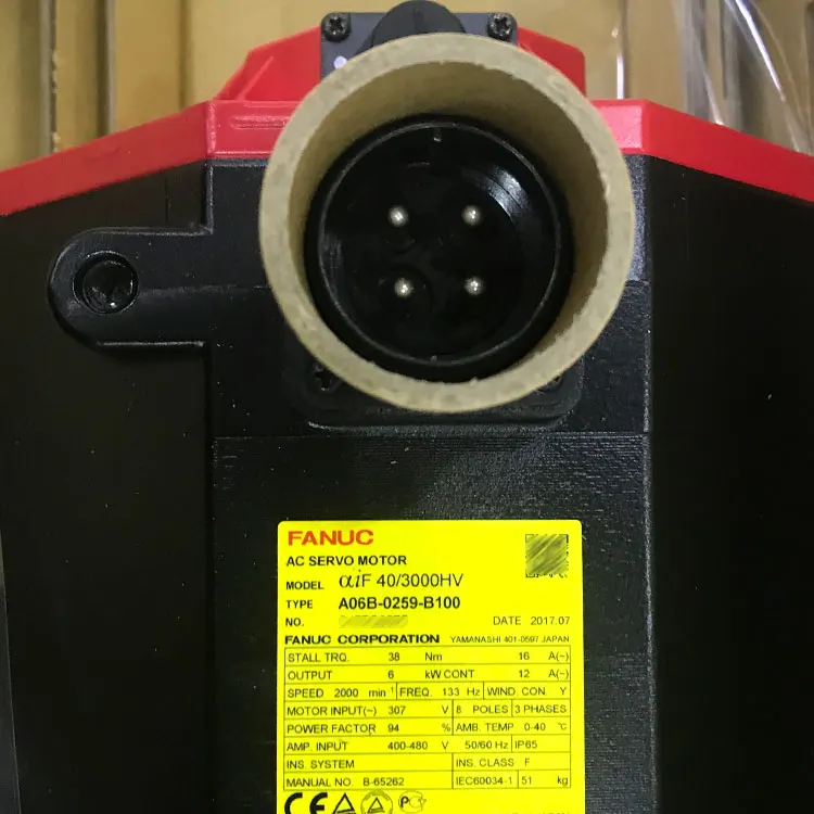 
Fanuc A06B-0259-B100 новый оригинальный сервомотор переменного напряжения 