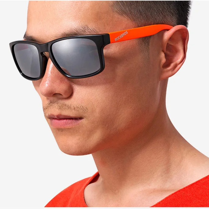 RockBros Polarized Cycling Glasses Eyewear Bike Goggles Full Frame Sunglasses 