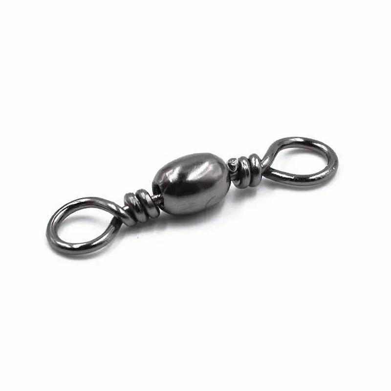 Hengjia Black Rolling Snap Swivel~50pcs.~Choose Sizes:#16 to 5/0~Free  Shipping!