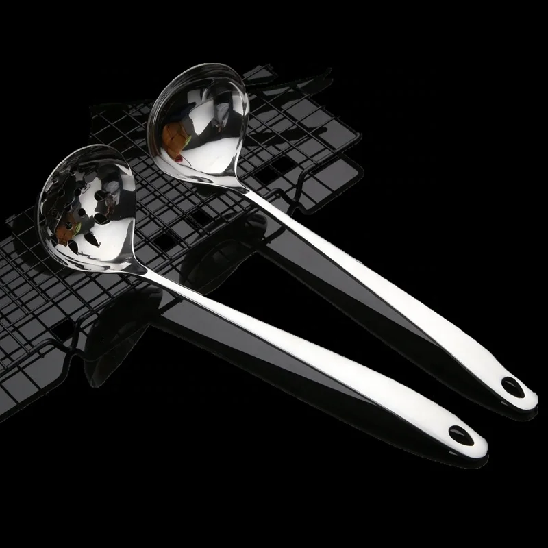Dishwasher Safe Stainless Steel Serving Utensil Kitchen Tools Big Soup