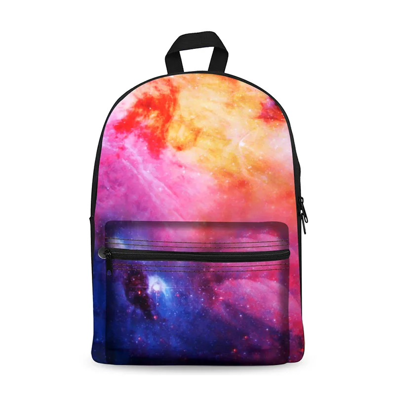 galaxy design backpack