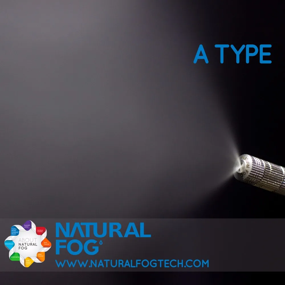 Taiwan Natural Fog High Pressure Cooling System Water Spray Fog Misting Nozzle