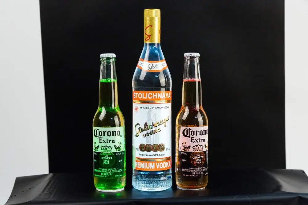 Светодиодная наклейка на бутылку с белым светом