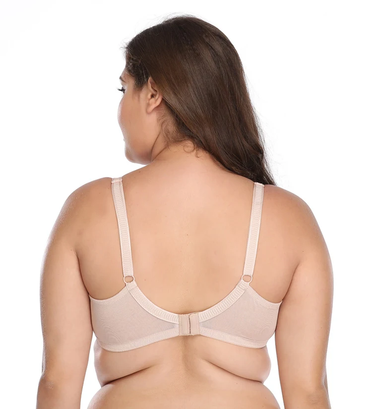 Women plus size breathable large breast