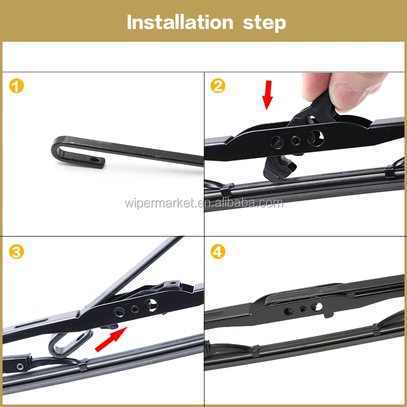 CLWIPER Windshield Wiper Blades - Universal Fit & Quality