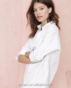 long sleeve plus size white loose t shirt women pajamas