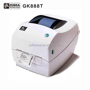 4" Zebra GK888T Barcode Printer Desktop Direct Thermal/Thermal Transfer Label Printer Replaced Model of TLP2844
