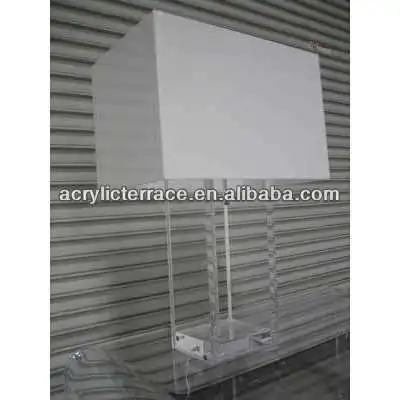 New Clear Acrylic Table Lamp Buy High Transparent Acrylic Desk Lamp Wholesale Reading Lamp Manufacturing Perspex Lucite Table Lamp Product On Alibaba Com