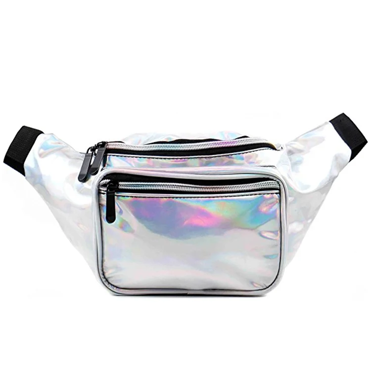 New Sports Fanny Pack Holographic Waist Bags Phone Pouch