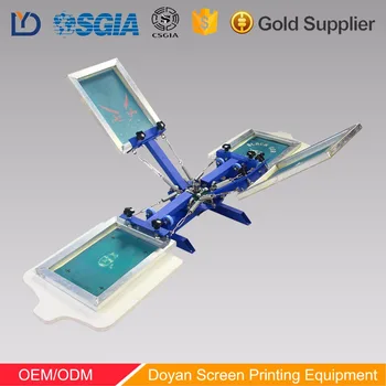 トップセラー低価格シルクスクリーン印刷機4色1ステーション| Alibaba.com