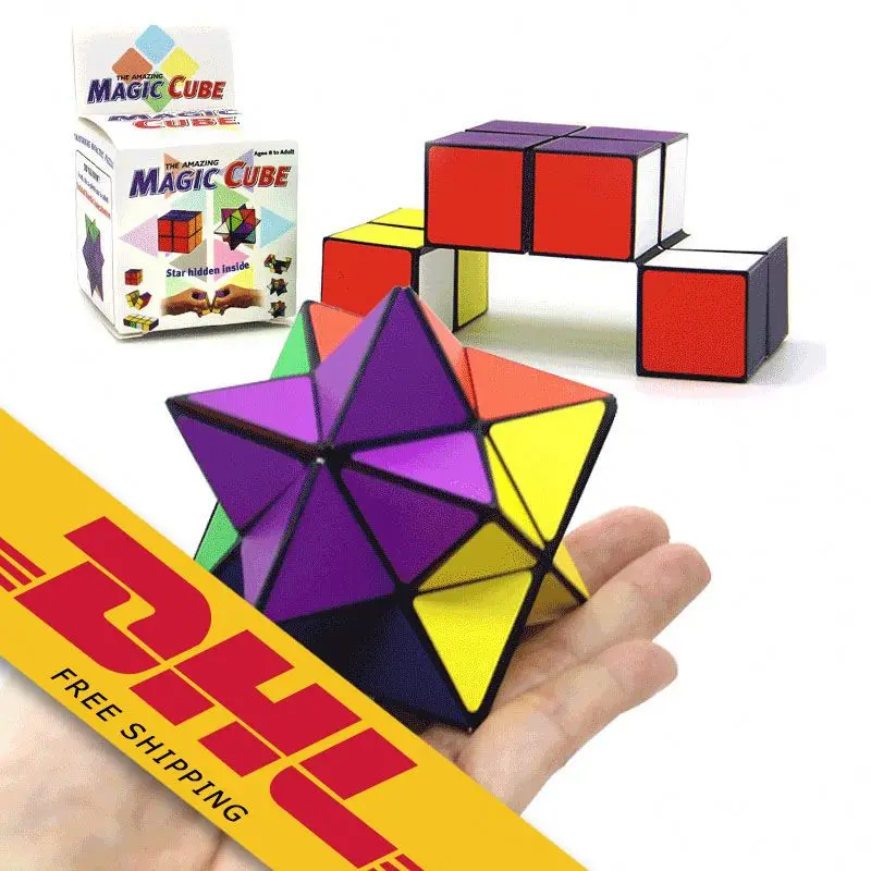 The Amazing Magic Star Cube Transforming Geometric Magic Puzzle Infinity cube 