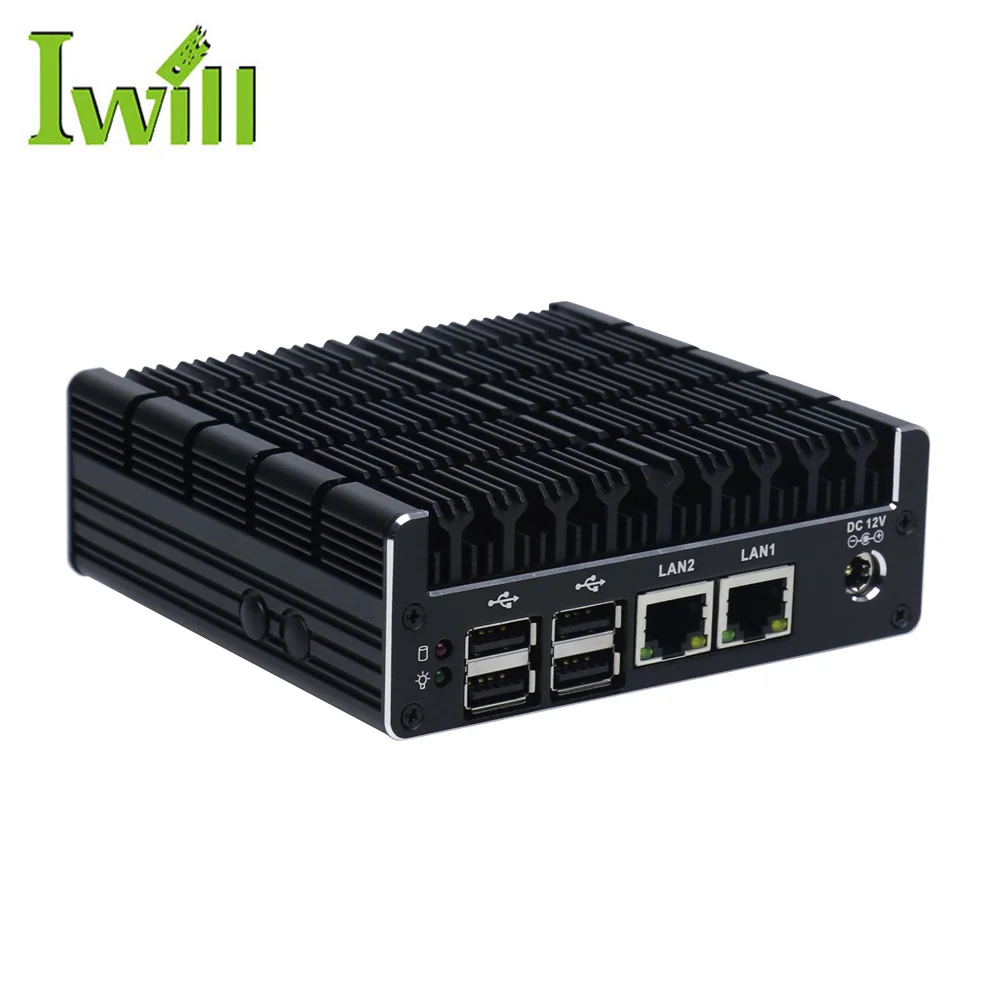 Small Size Nano Itx Pc Dual Core Ddr3 Motherboard 2HD Ports Dual Lan NUC Box