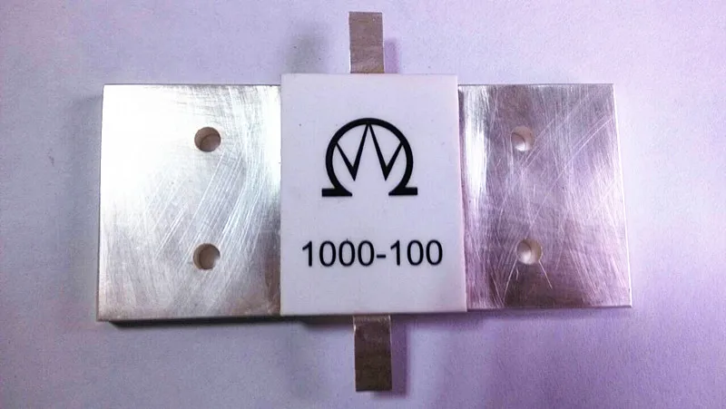 200Ohm Flange Mount Wirewound Resistor with Copper Nickel Plated Aluminum Housed for RF Applications