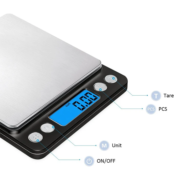 Mini Digital Scale i2000 0.01g/500g Superior Digital Platform Scale