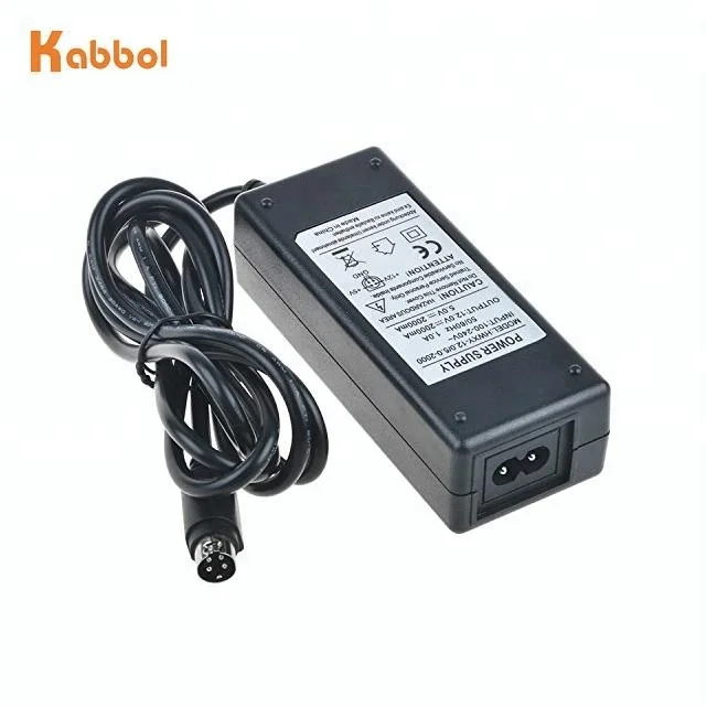 12v 5v 2a Dual Output Power Supply Adapter With 4 Pin Connector & Oem