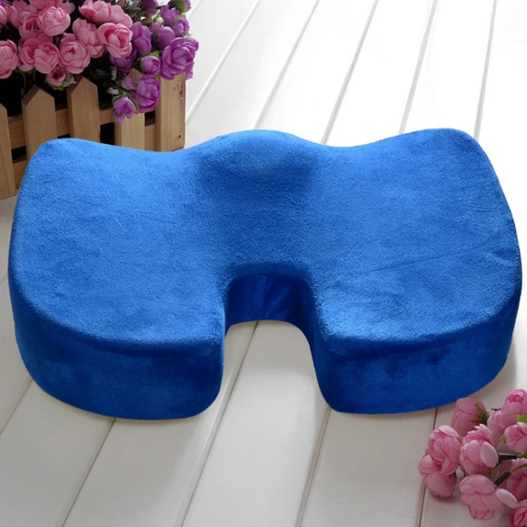 
U-образный офисный стул из 100% полиэстера, подушка на заказ для медитации, подушка для автомобильного сиденья из пены с эффектом памяти 