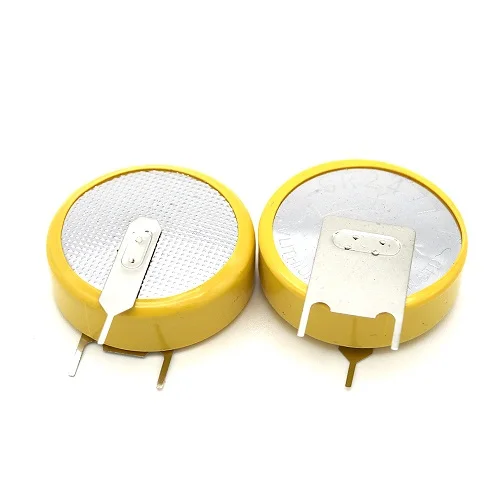 cr2450 3V coin cell battery with solder pins