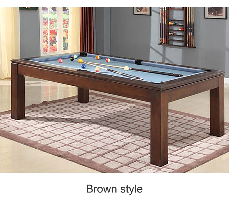 2022 модный 3 в 1 обеденный бильярдный стол 7 футов 8 9 крытый сланцевый для