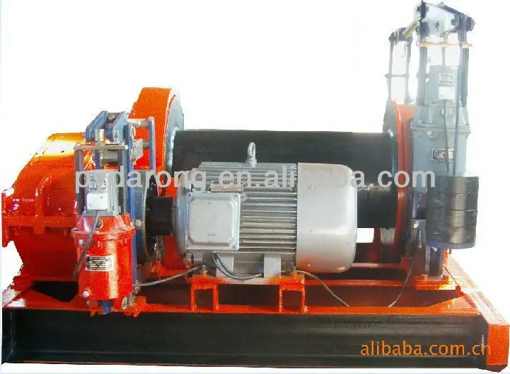Mining Hoist 5Ton Winch for Vertical Incline Shaft Lifting Pull Slow Speed Large Capacity Safe Brake Device
