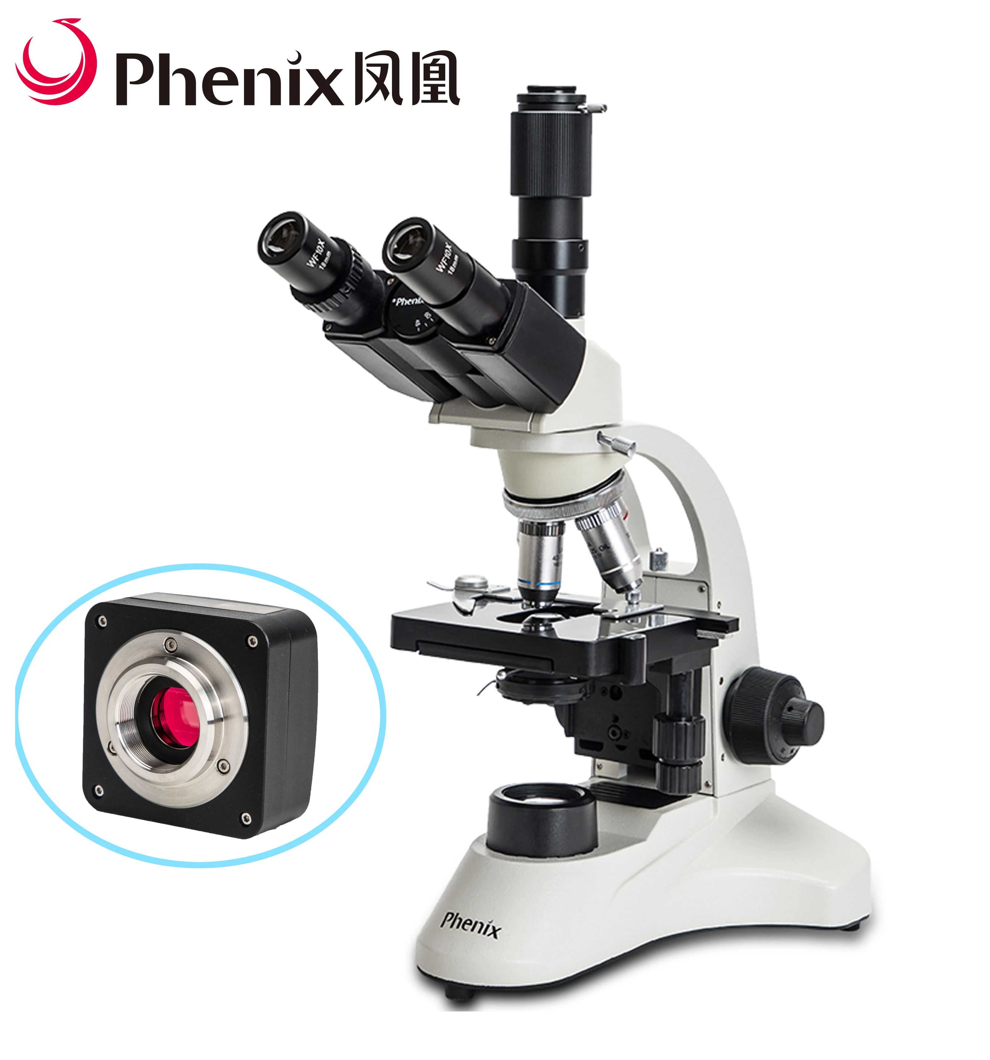 Phenix PH50 Compound Optical 1000X Trinocular Binocular USB Digital Microscope Prices