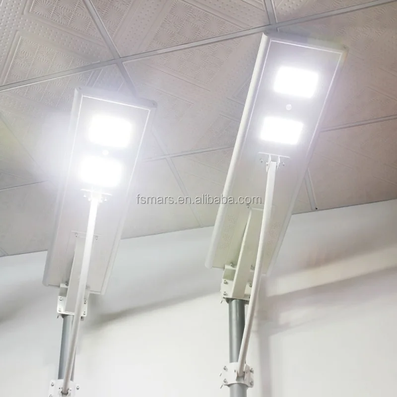 Конкурентное преимущество высокая эффективность все в одной интегрированной 60 Вт Солнечный свет уличном фонарном столбе