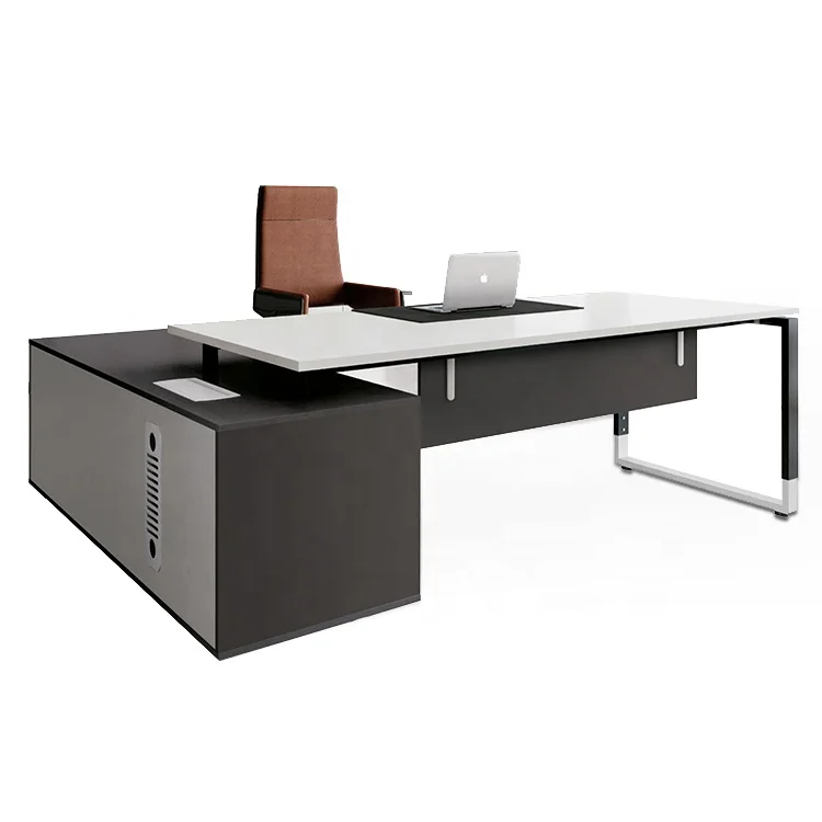 China Supplier Manager CEO Director Boss Office Desk Executive Modern White Office Furniture Desk
