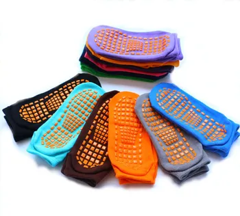 Kids trampoline polyester grip sock manufacturer