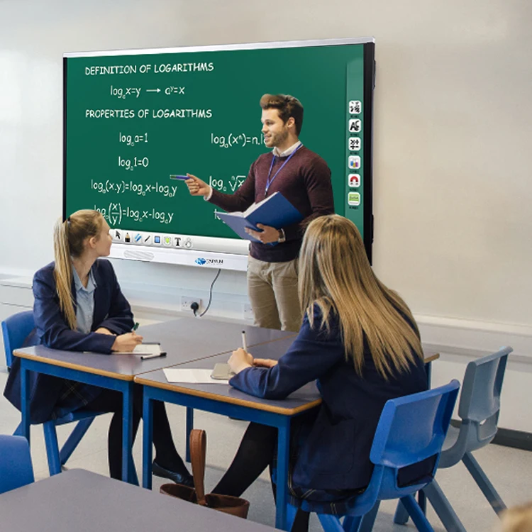 
 Интерактивная смарт-доска 55 65 75 77 86 98 дюймов 98 дюймов 20 точек ИК сенсорная свинцовая электронная доска для класса  