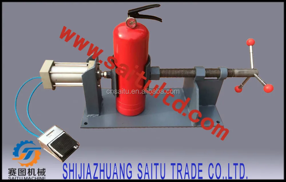 Pneumatic Cylinder Vise Without Belt For Extinguisher Maintenance Buy