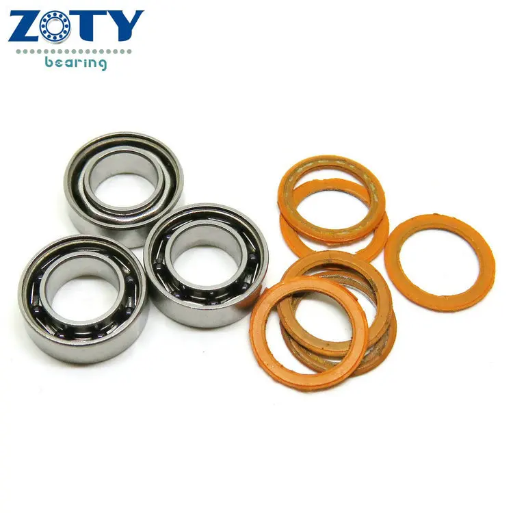 ceramic bearings for fishing reels Hybrid Bearing (individual) (Orange seal) resistant quality. 8pk Hybrid Ceramic Ball Bearings