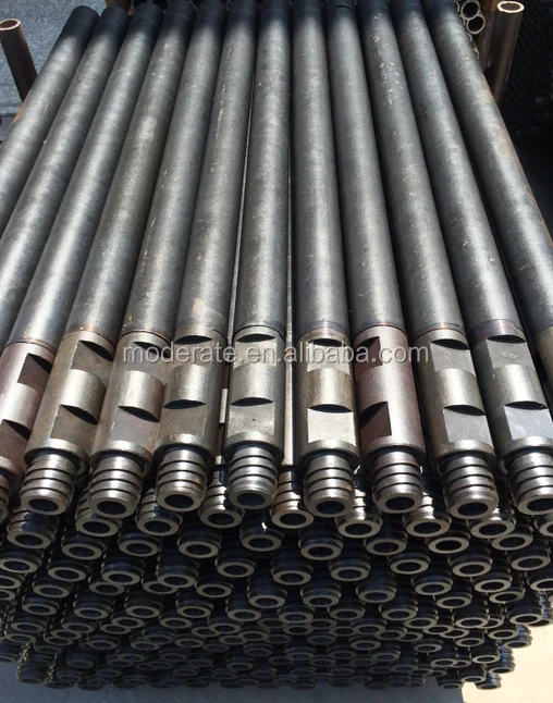 2 3/8 1m 2m 3m DTH Spare Parts Drill Pipe Auger Drill Rod for Drill Machine