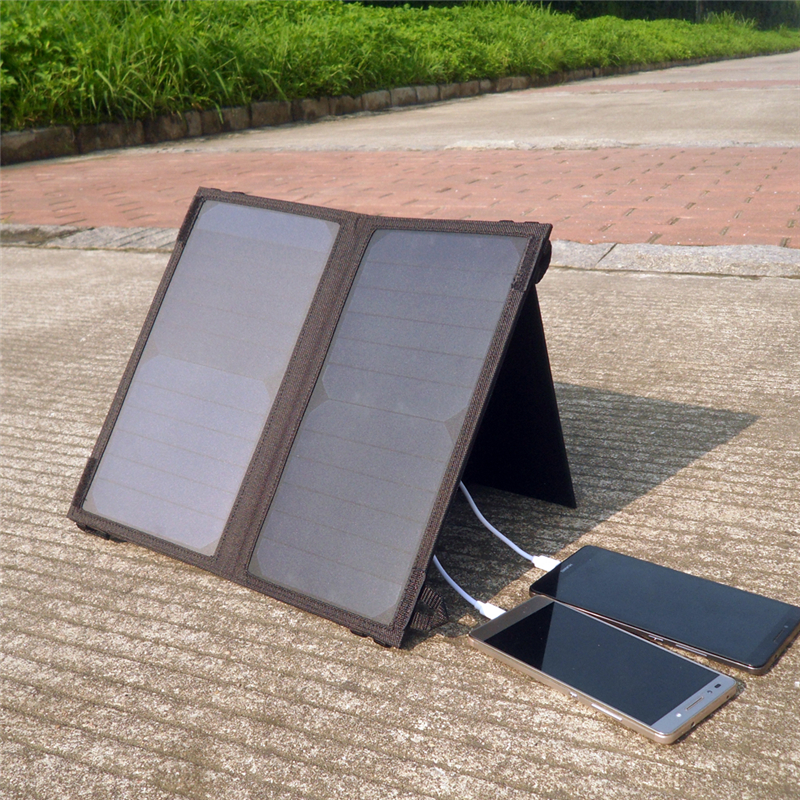 
 Складное солнечное зарядное устройство с USB  