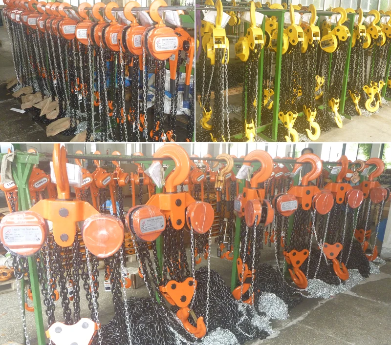 chain hoist manufacture factory with GS/CE certificate ISO9001 manufacturer manual chain pulley block 1 ton chain hoist