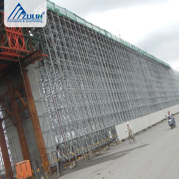 ZULIN Steel Ring-Lock Formwork Scaffolding System Lightweight Outdoor Concrete Facade Building Construction Galvanized Available