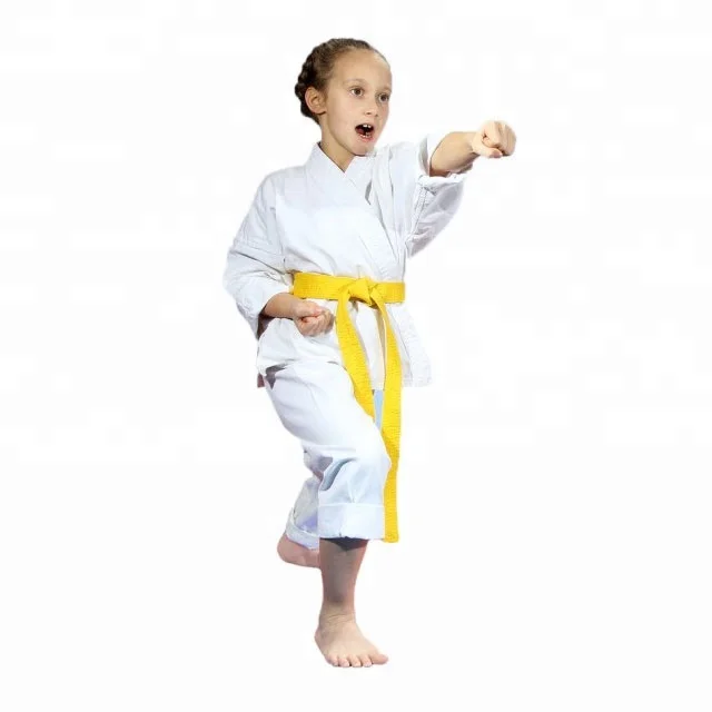 brumoso natural Máxima Source Uniforme de kimono personalizado para niños, ropa blanca de uniforme  de kárate kumite para entrenamiento on m.alibaba.com