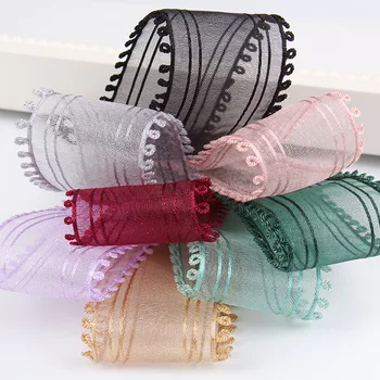 Wholesale More Colors Organza Ribbon Tape For Decoration