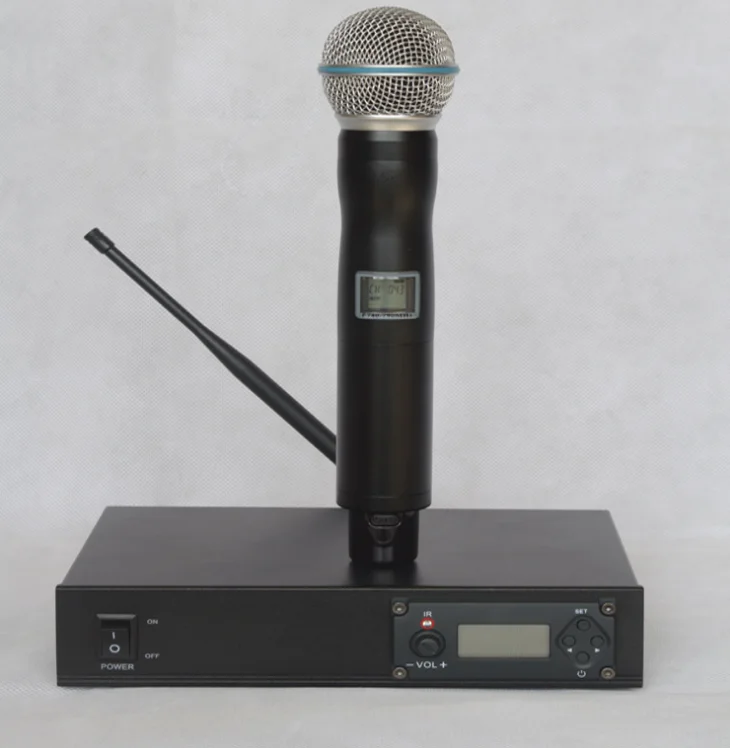 专业uhf 无线麦克风,1 个红外线 fm 话筒舞台性能专业无线麦克风