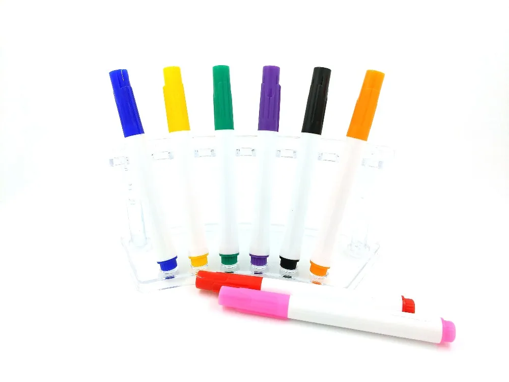 Набор разноцветных фломастеров для покраски ткани с логотипом на заказ