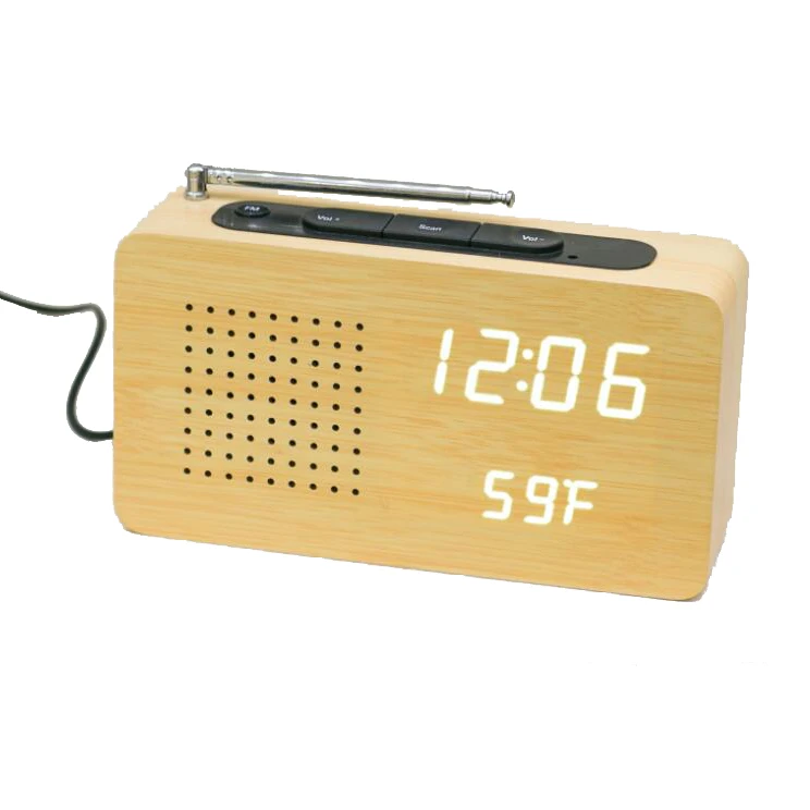 Dc921 2018 New Wood Alarm Clock Radio Buy Wooded Alarm Clock Radio