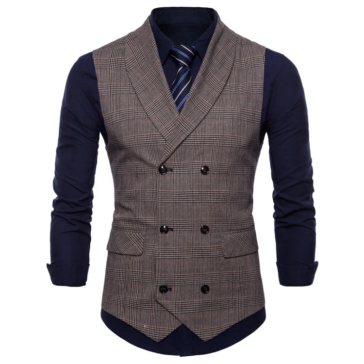 Hot Sale Vest Men Suit British Style Business Suit Vest  Men Suit for Men