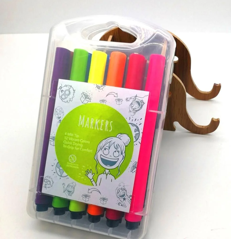 
 Большой треугольный удобный Моющийся Маркер, фетровая ручка  