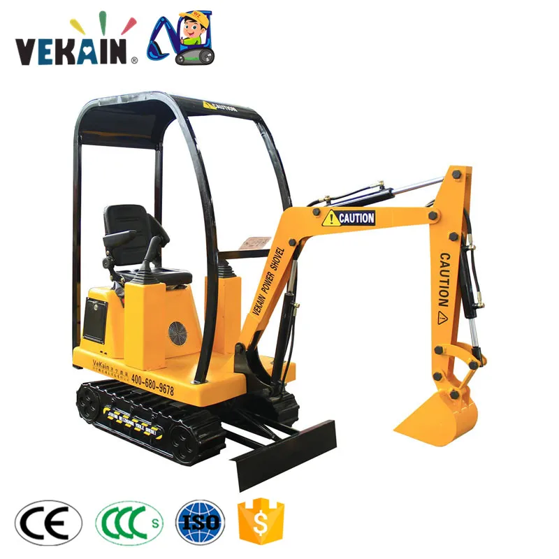 Coin Operated Amusement Entertainment Excavator, Children Excavator, Kids Excavator Toy