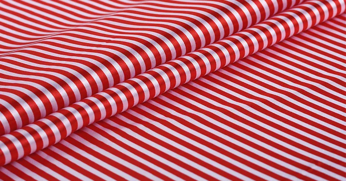 150cm Width 80gsm Soft Smooth Shiny Satin Stripe Fabric for Dress Lining Decoration