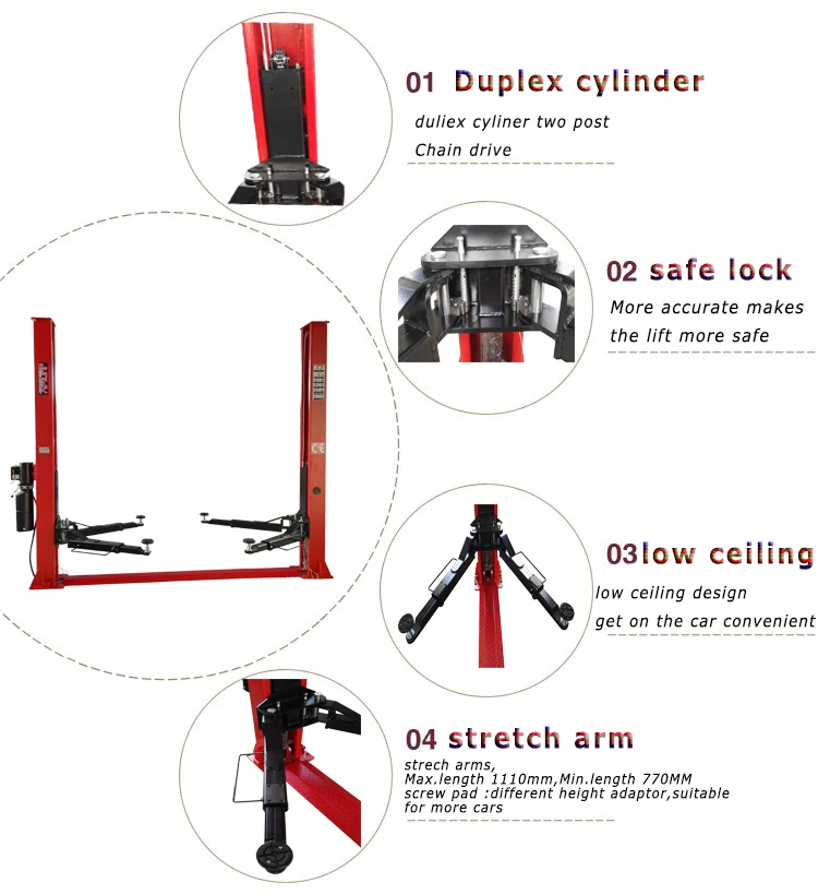 Manual Lock Easy Installation Gantry Vehicle Car Lift - Buy High ...