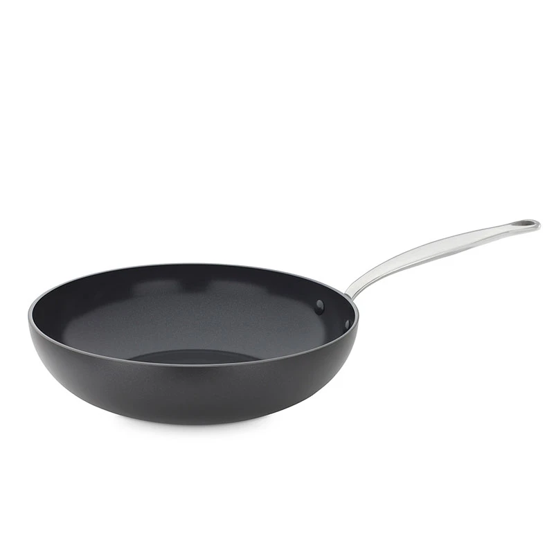 2025 New Aluminum Non Stick Big Wok With Lid