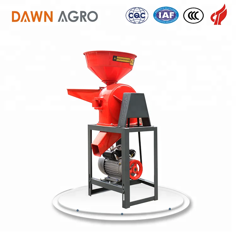 DAWN AGRO Home Use Corn Grinder Maize Flour Mill Machine Disc Mill Pulverizer Manufacturer
