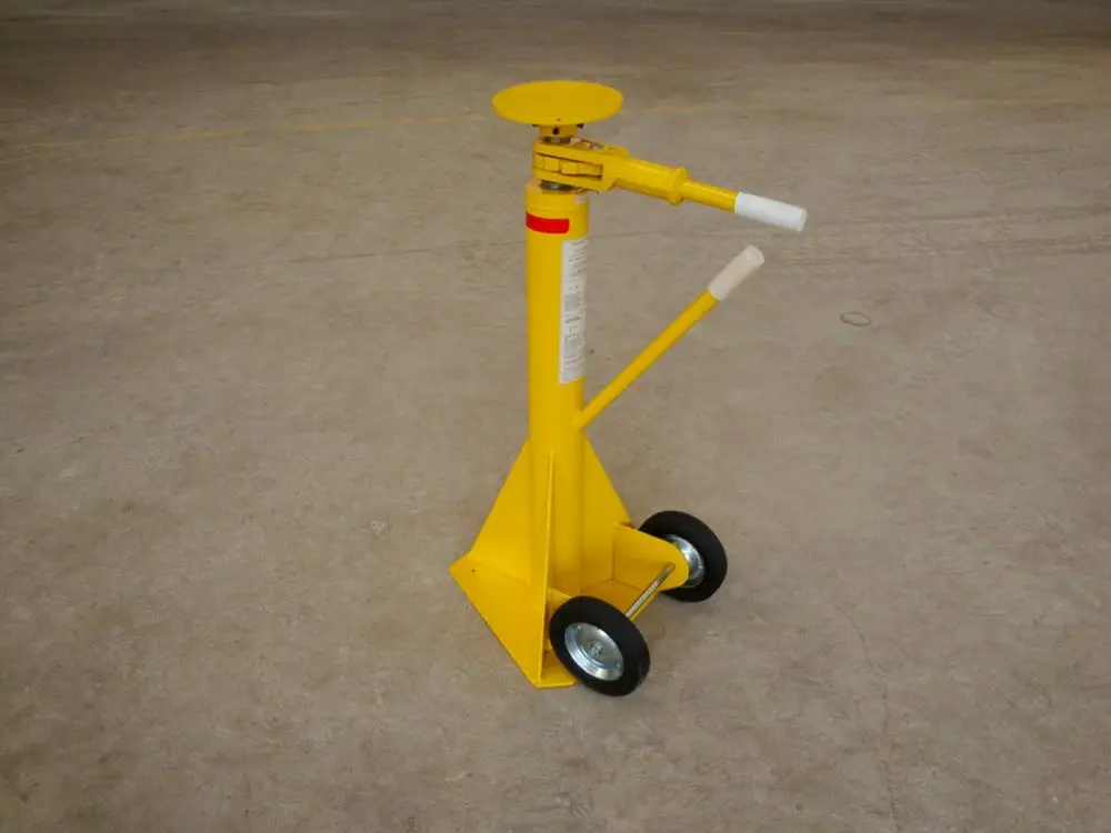 TL Trailer Stabilizing Screw Jack Steel 80000LBS Lifting Capacity Powder Coated ISO9001 Certified TSJ001 51.5" Max Height 1 Year